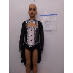 dance Costume Unbranded  E4183 Medium Child   Jazz suit tails penguin